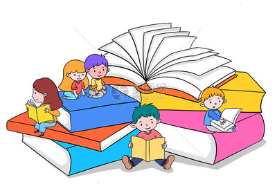 讀書日插畫