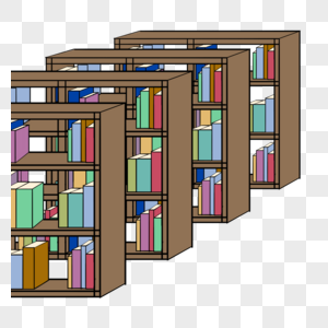 圖書館 卡通圖片_圖書館 卡通素材_圖書館 卡通高清圖片_攝圖網(wǎng)圖片下載